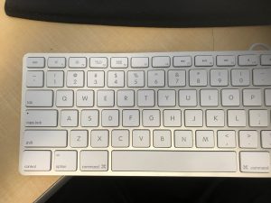 Option and Spacebar Keys on Mac Keyboard