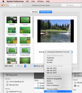 Choose Slides from Apple Photos in Screen Saver