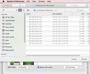 Choosing Slideshow Images from Folder in Screen Saver