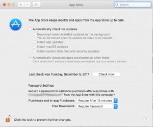 App Store System Preferences