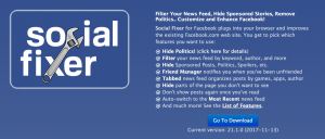 Social Fixer Web Site