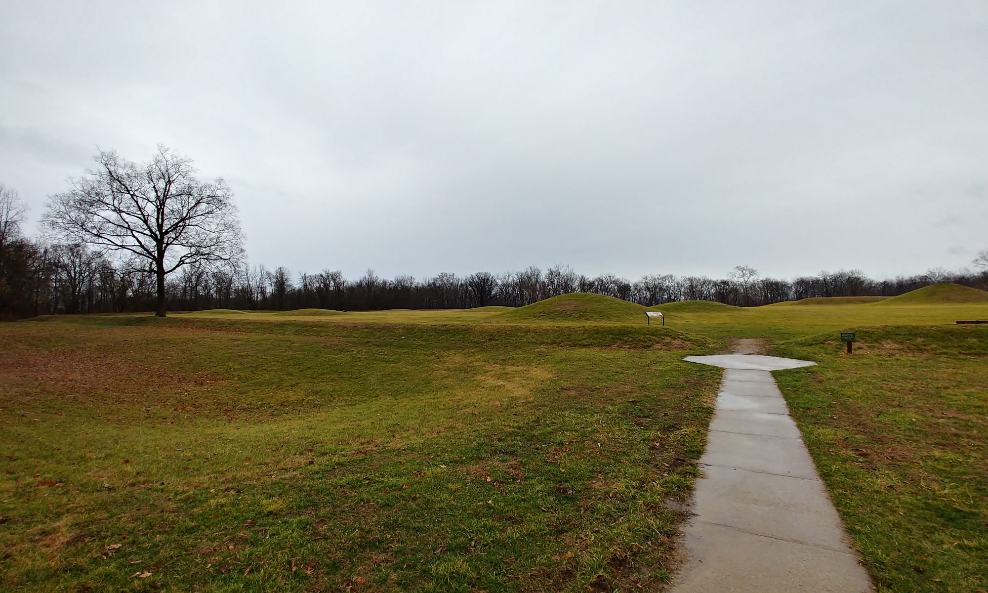 Mound City Ruins in Chillicothe, Ohio